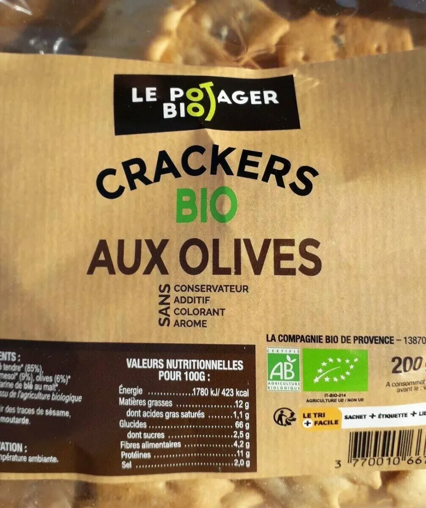 Craquers olives