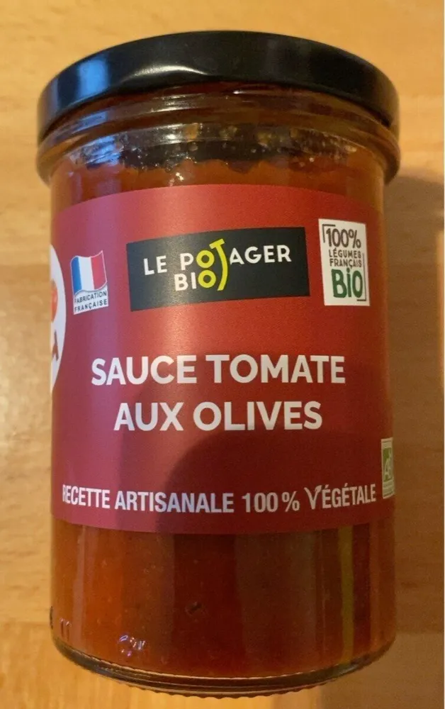 SAUCE TOMATEle potager bio AUX OLIVES