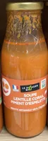 Soupe lentille corail piment d’espelette