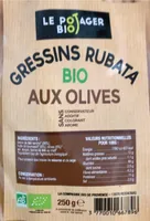 Gressins rubata bio aux olives