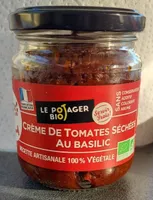 Crème de tomates séchées au basilic