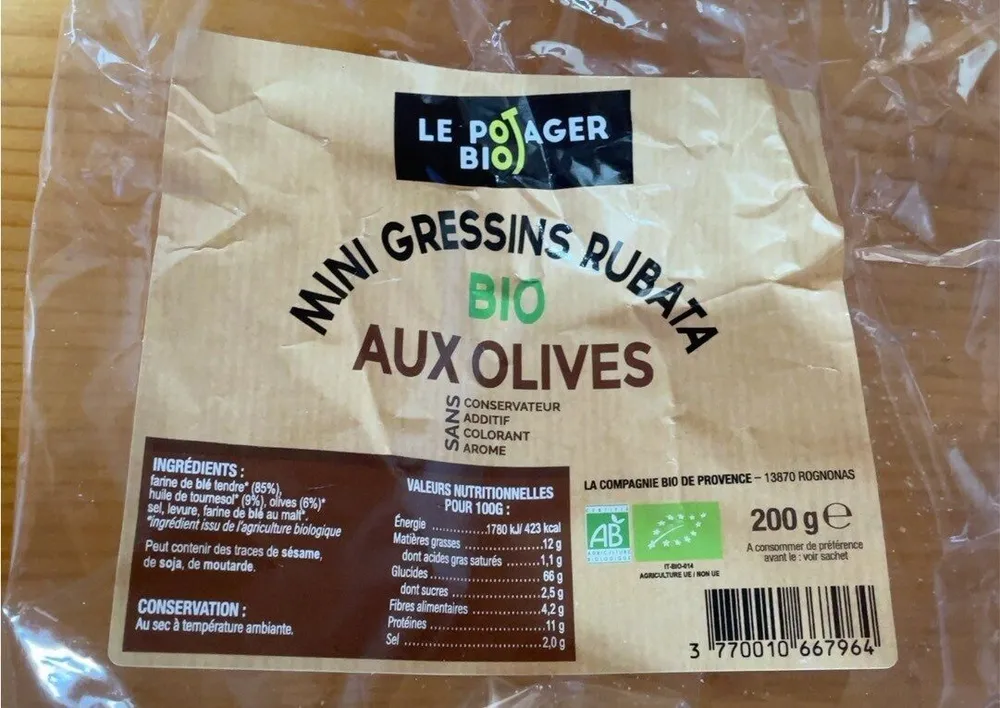 Mini gressins rubata