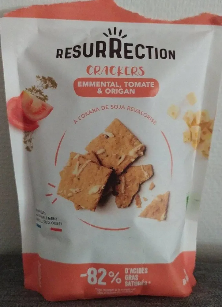 Crackers Emmental Tomate et Origan