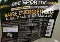 Barre énergétique au miel et farine de sarrasin