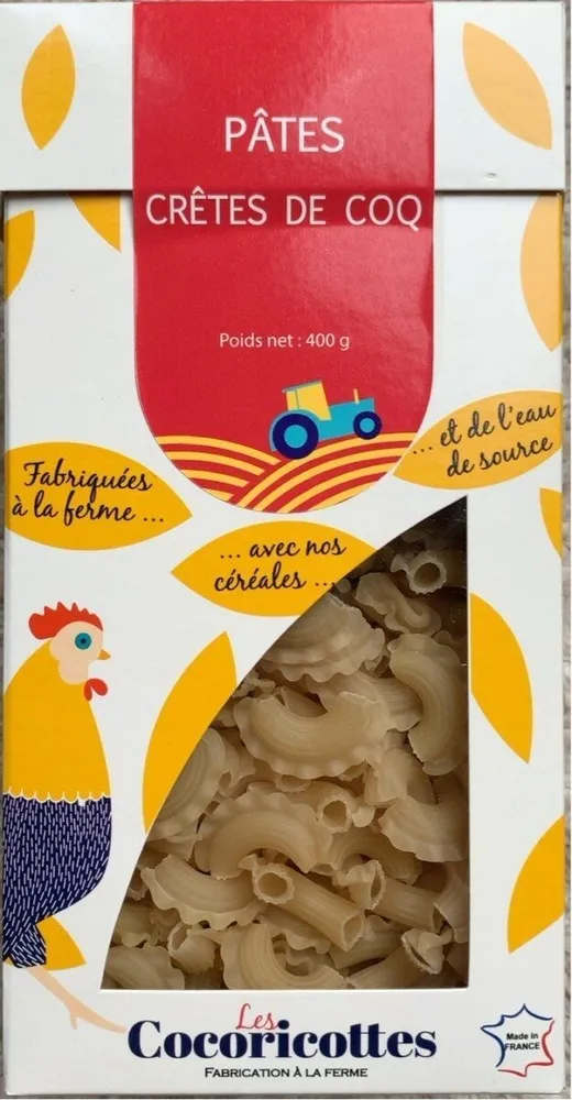 Pâtes crêtes de coq