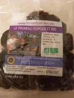 Pruneaux d'agen mi-cuits denoyautes bio