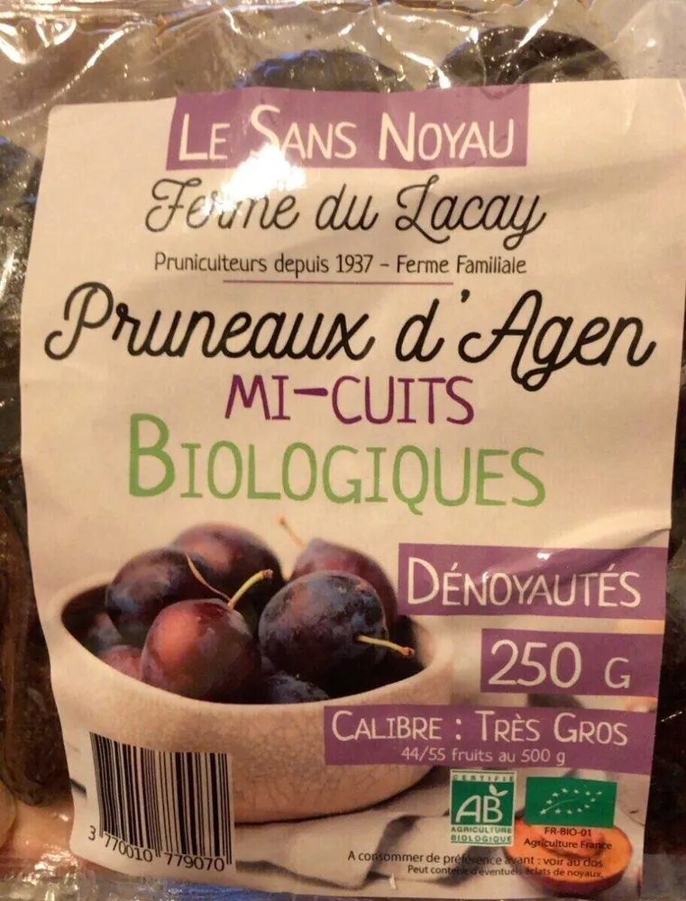 Pruneaux d’Agen mi cuits