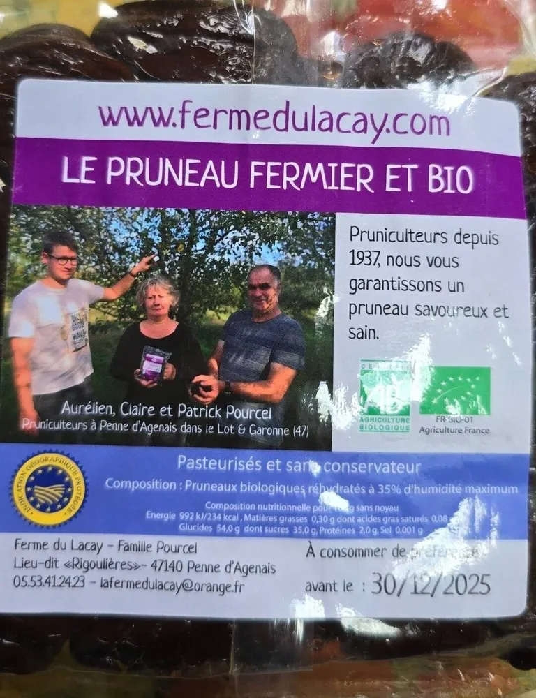Pruneaux d'Agen