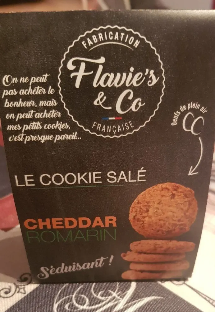 Le cookie salé Cheddar Romarin