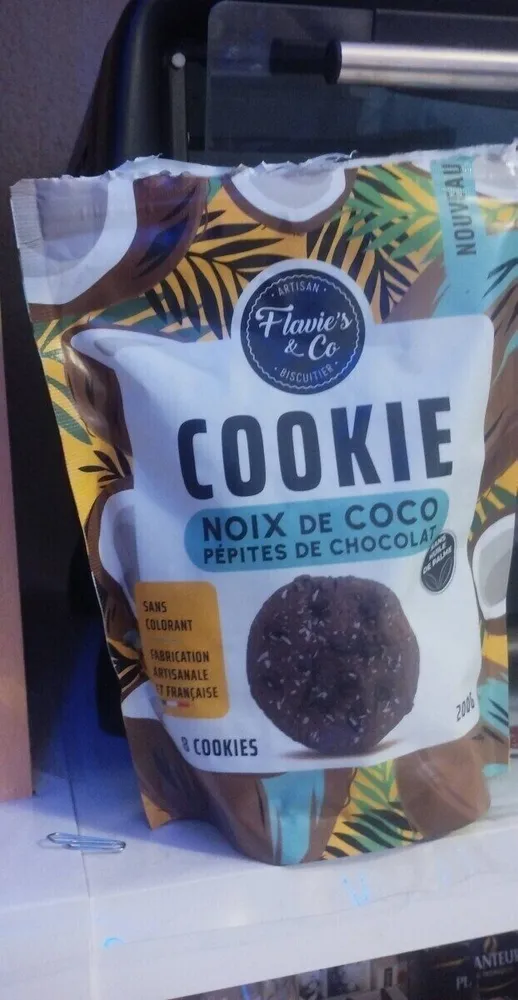 Cookies noix de coco pépites de chocolat