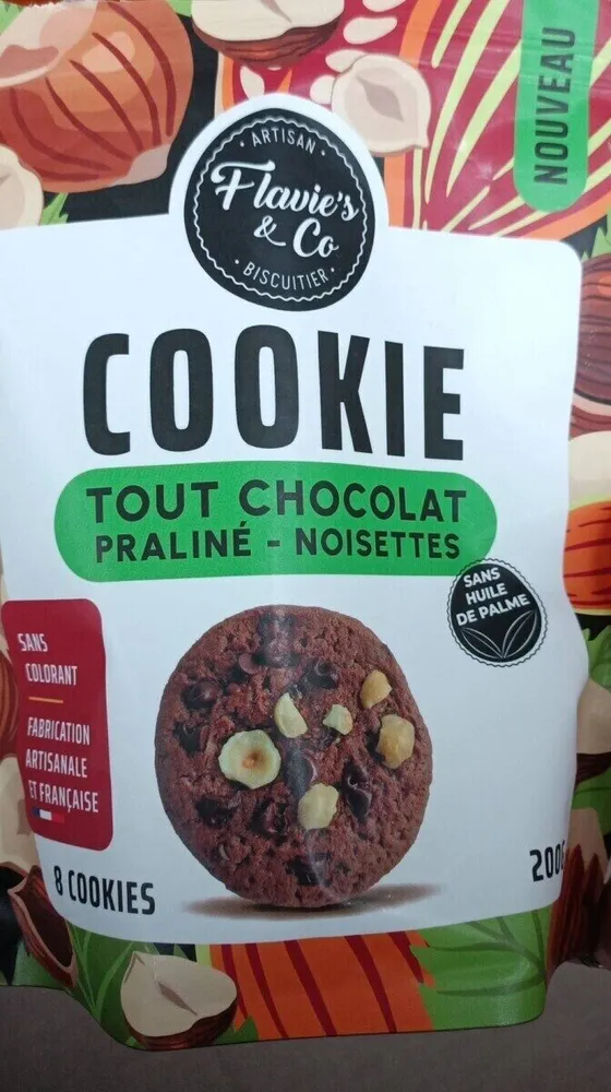 COOKIE TOUT CHOCOLAT PRALINÉ - NOISETTES