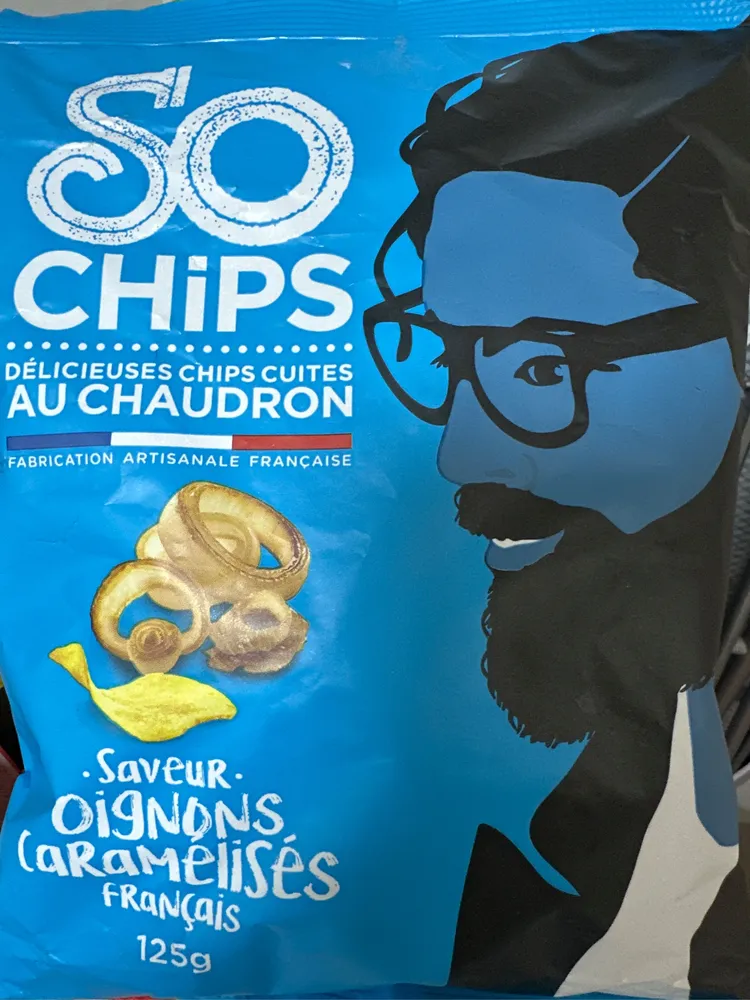 Chips oignons caramélisés