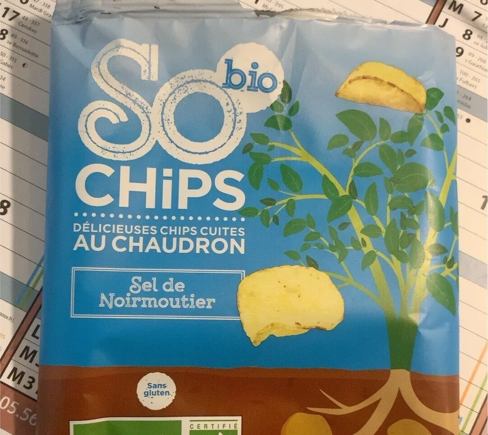 Chips cuites au chaudron sel de noirmoutier