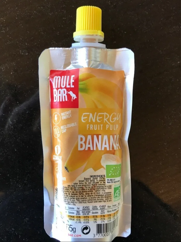 Energy fruit pulp - banana