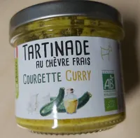 Tartinade chèvre frais courgette curry