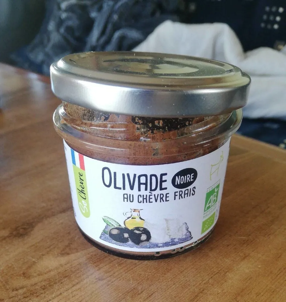 Olivade noire au chèvre frais