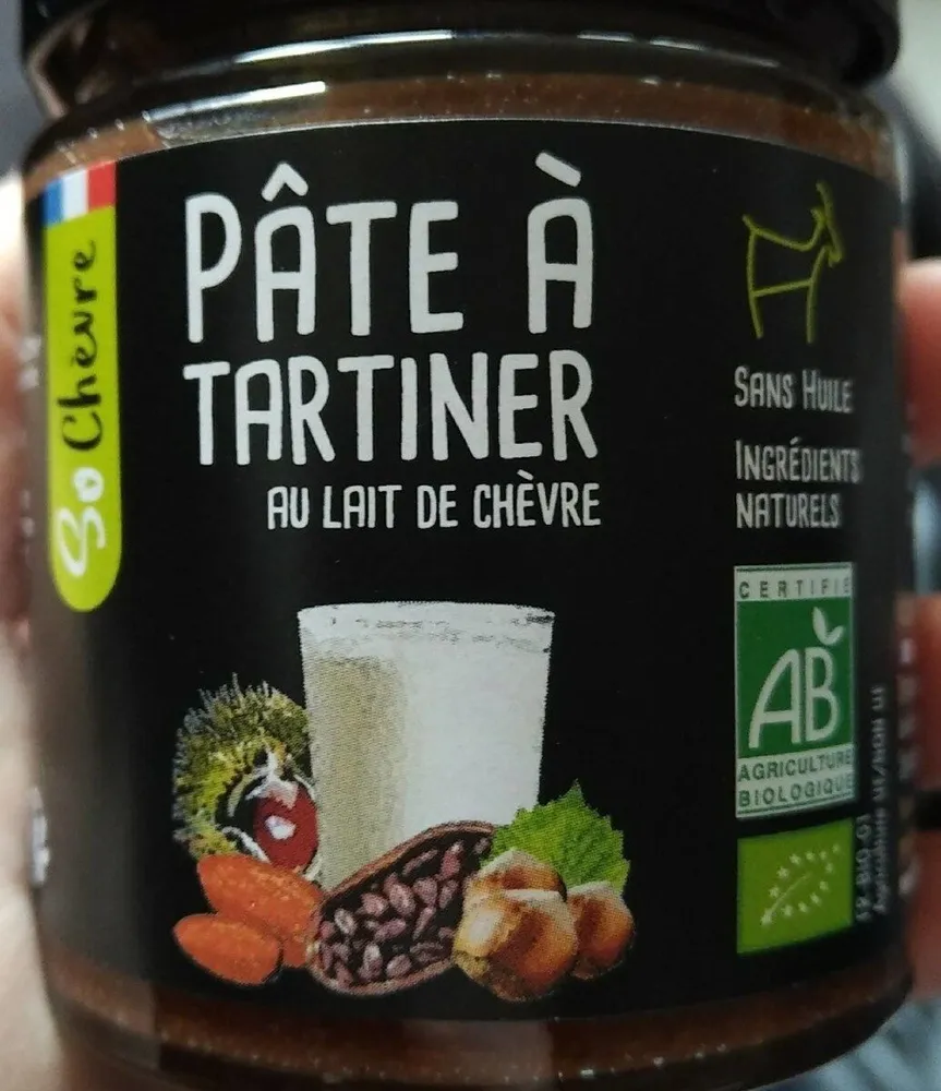 Pâte à tartiner so chèvre