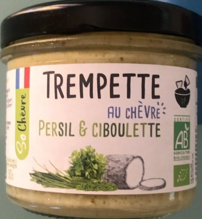 Trempette au chèvre persil et ciboulette