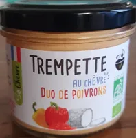 Trempette au chèvre duo de poivrons