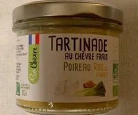 Tartinade au chèvre frais poireau ras el hanout