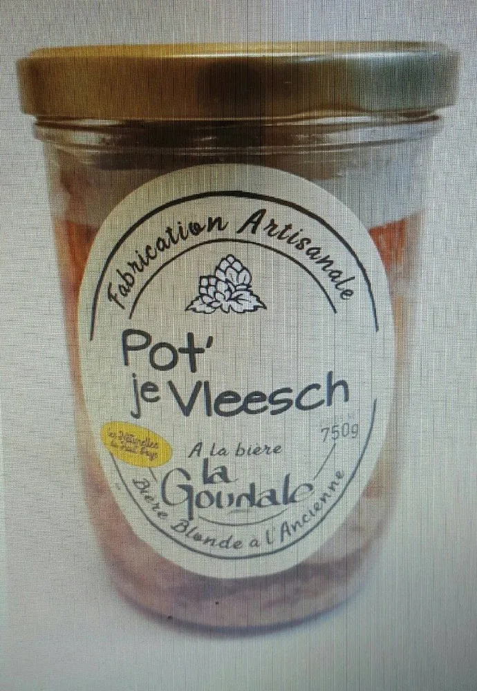 Pot'je Vleesch à la bière La Goudale