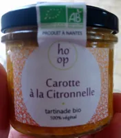 Tartinade carotte à la citronnelle