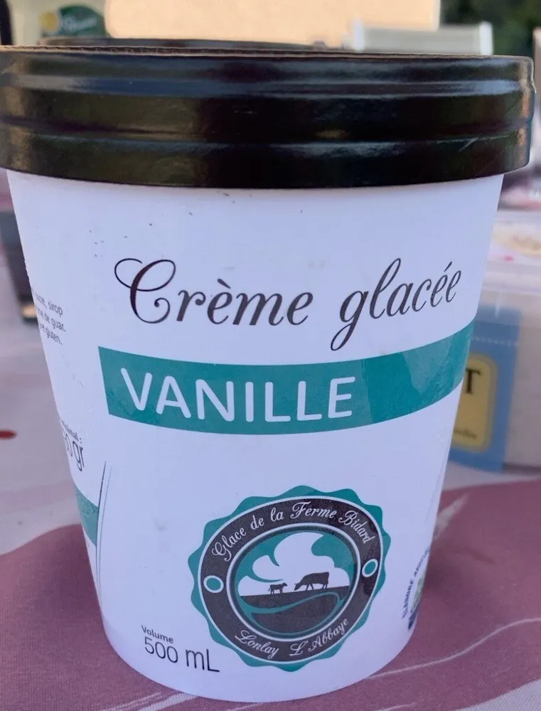 Crème glacée vanille