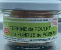 Terrine de poulet a la fondu de poireau