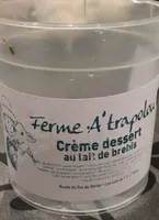 Crème dessert au lait de brebis