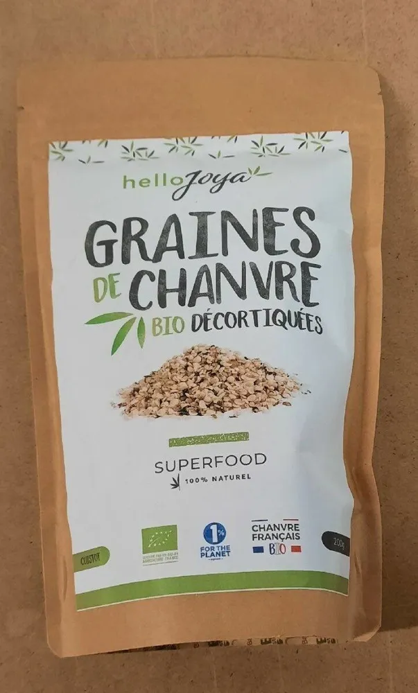 Graines de chanvre décortiquées