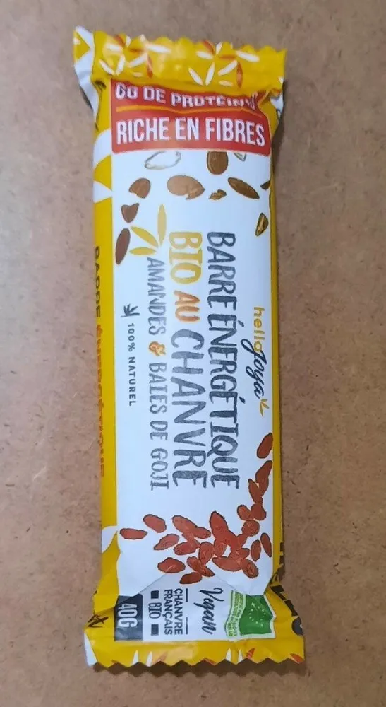 Barre Bio au chanvre amandes et goji