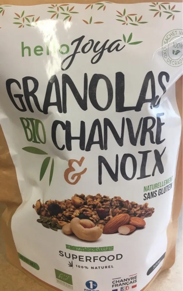 Granolas bio chanvre & noix