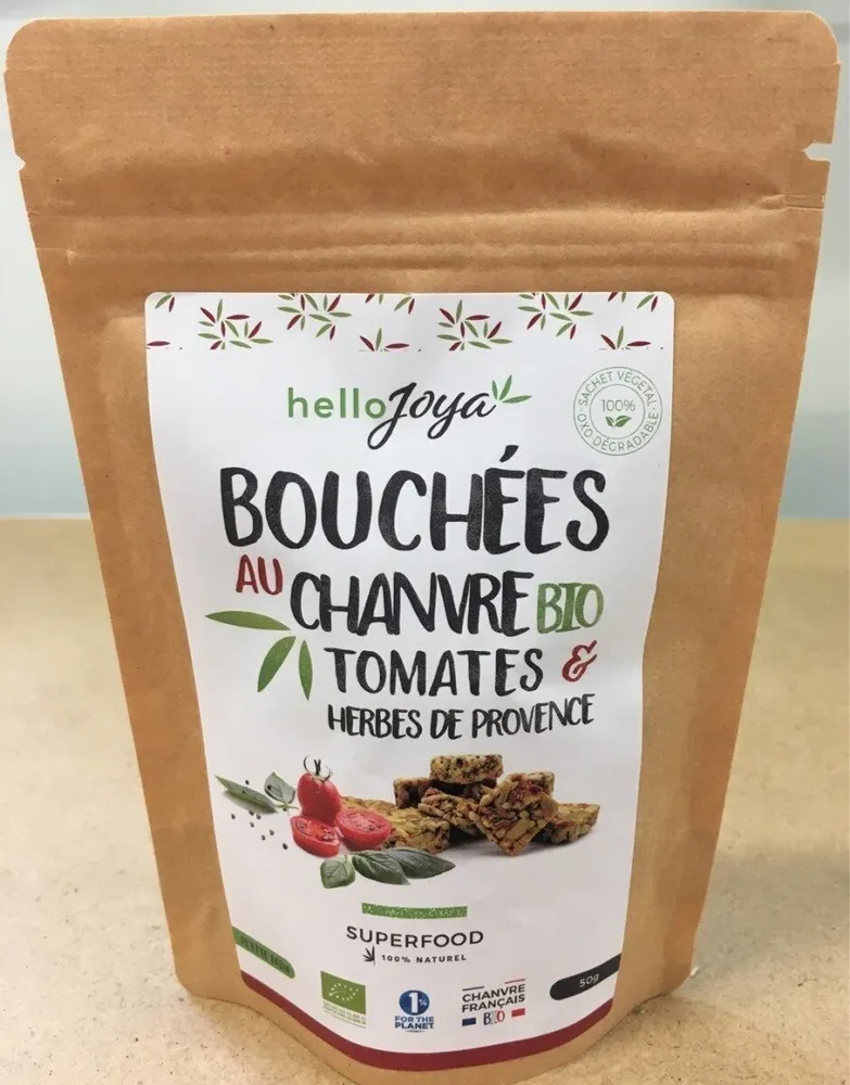 Bouchées au chanvre bio tomates herbes de provence