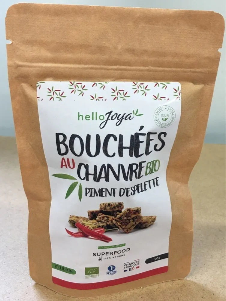 Bouchées au chanvre bio piment d'espelette