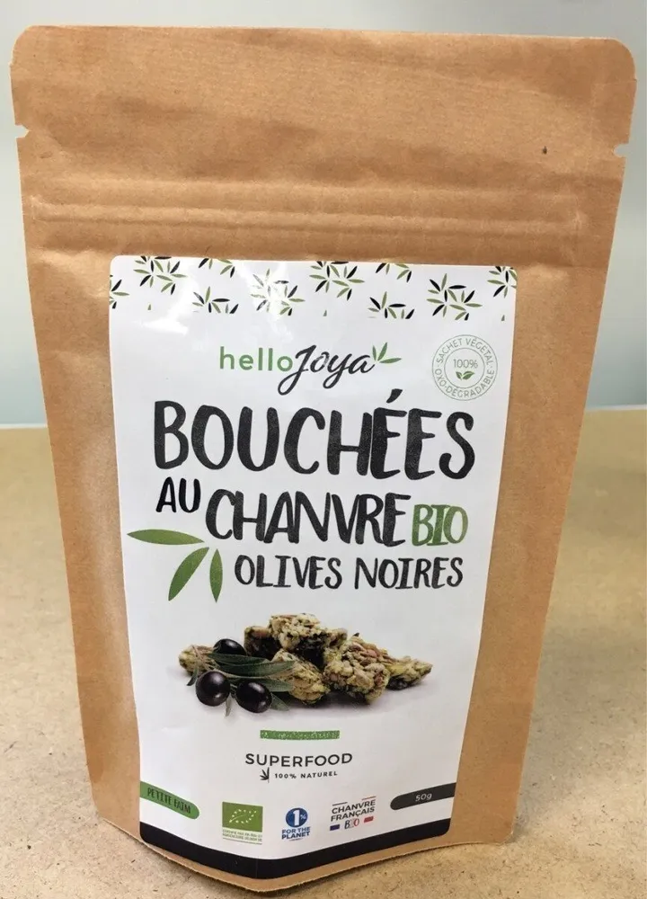 Bouchées au chanvre bio olives noires