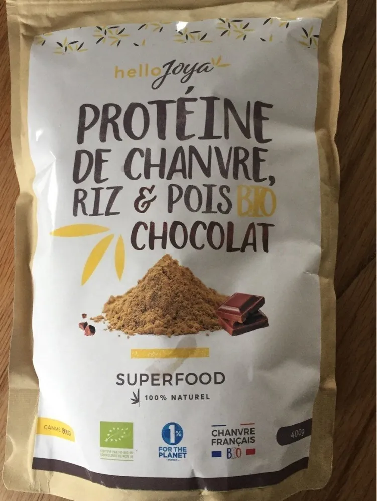 Protéine de chanvre goût chocolat