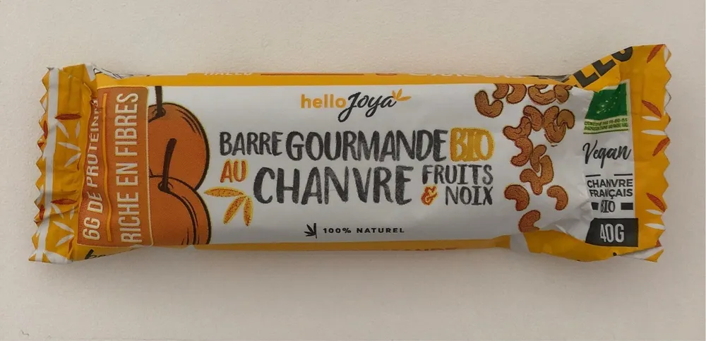 Barte Gourmande Bio au Chanvre Fruits & Noix