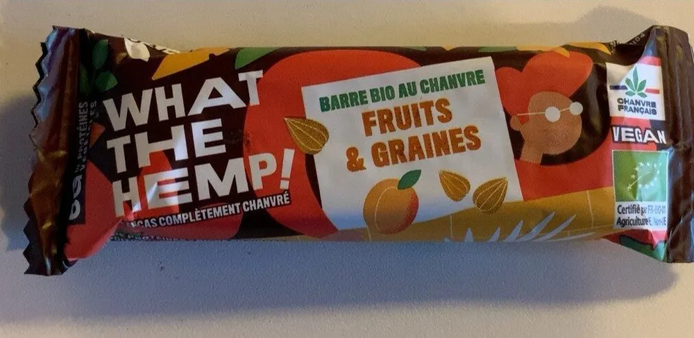 Barre bio au chanvre Fruits & Graines