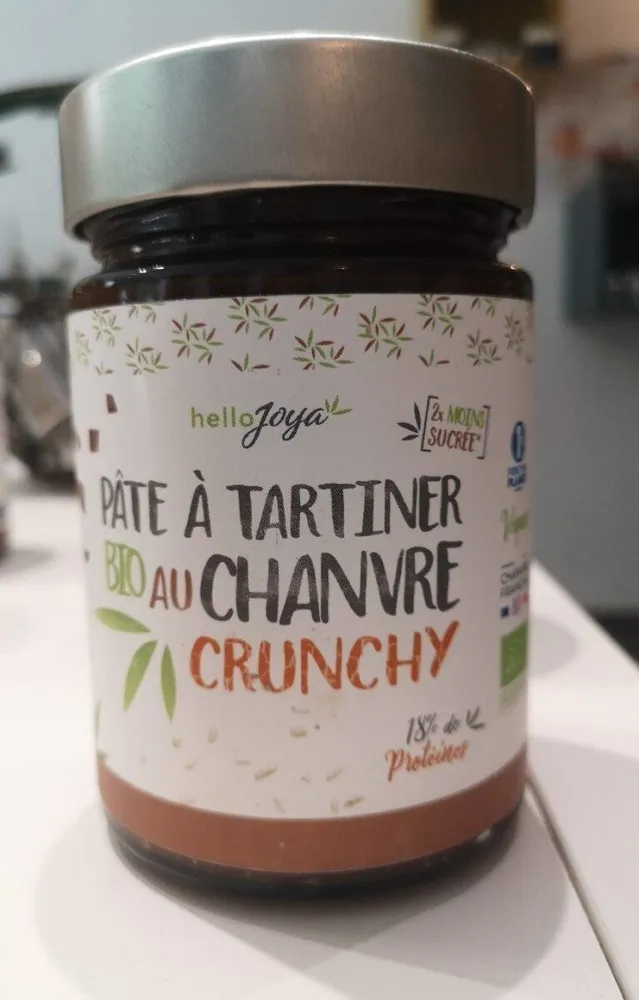 Pâte à tartiner bio au chanvre Crunchy