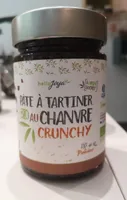 Pâte à tartiner bio au chanvre Crunchy