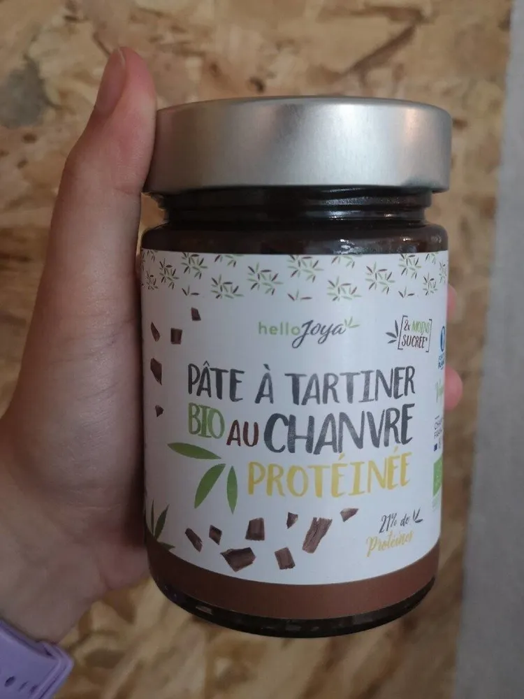 Pâte à tartiner bio au chanvre proteinée