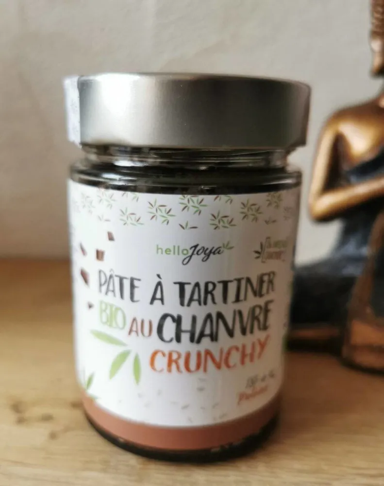 Pâte à tartiner bio au chanvre crunchy