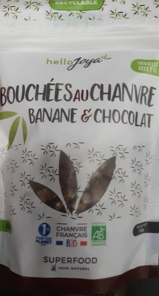 Bouchées au chanvre bananes chocolat