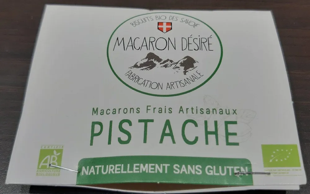 Macarons Désiré Pistache