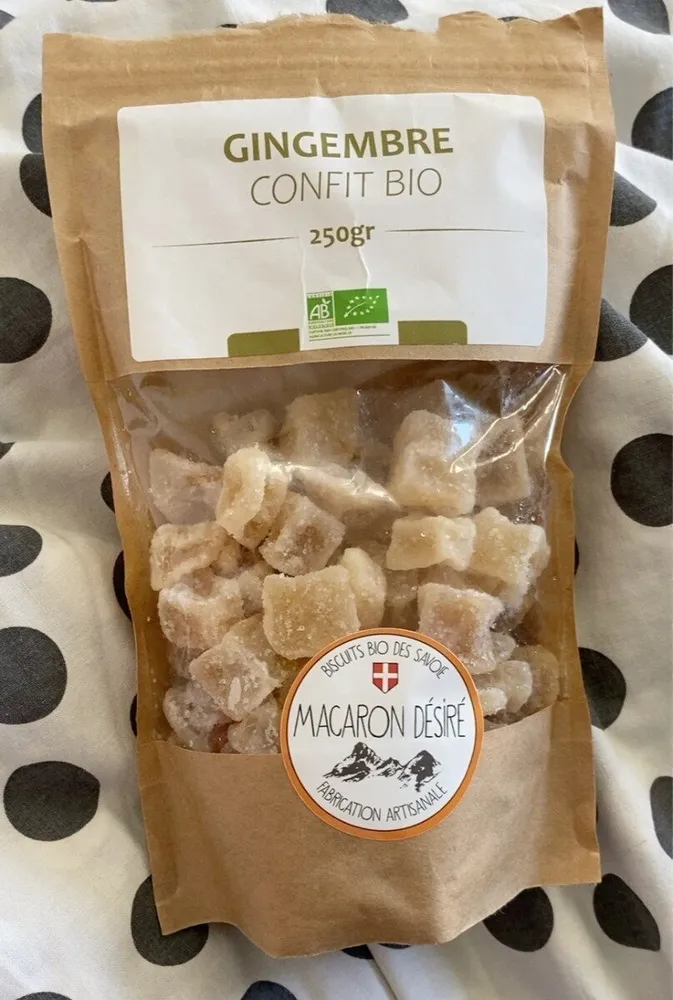 Gingembre confit bio