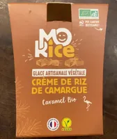 Glace artisanale végétal Shy’m de riz de Camargue caramel bio