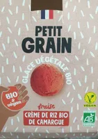 glace végétale fraise bio
