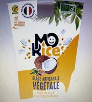 Glace vegetale coco coulis passion