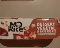 DESSERT VÉGÉTAL À BASE DE RIZ CHOCOLAT & NOISETTES