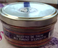 Rillettes de thon au piment d'Espelette